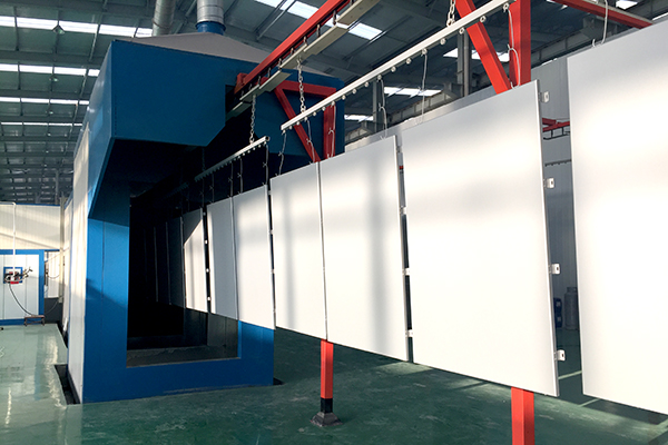 Fluorocarbon spraying equipment