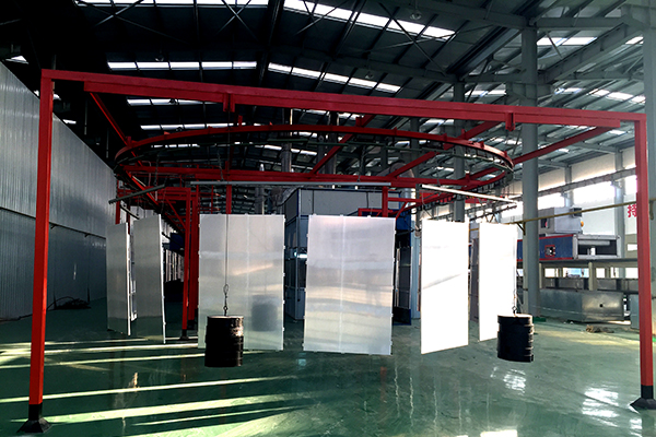 Fluorocarbon spraying equipment