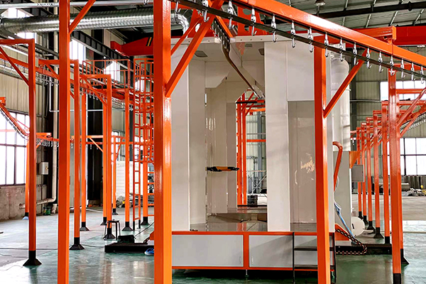 powder coating spray booth
