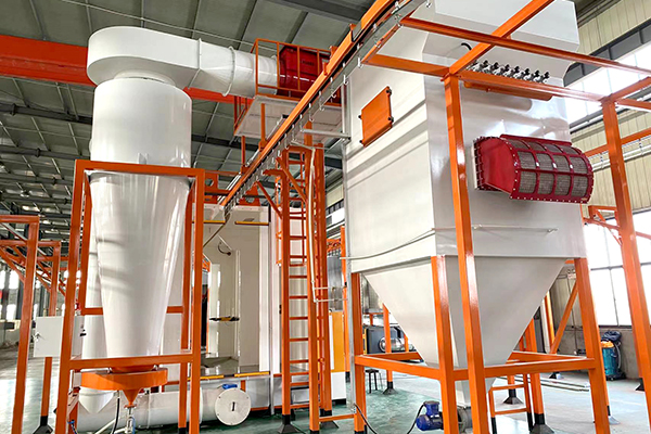 automatic powder coating booth