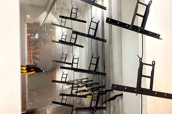 custom powder coating booth