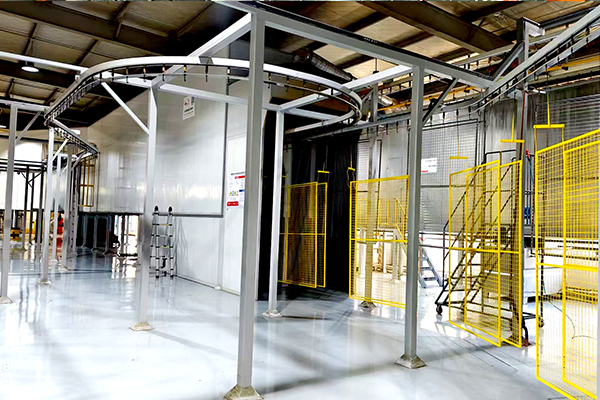 powder coating automated line