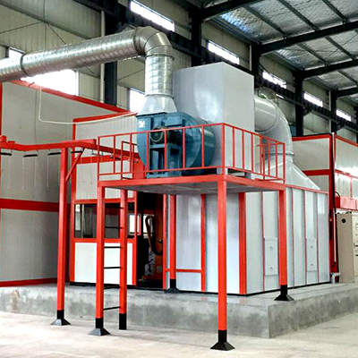 spraying painting booth