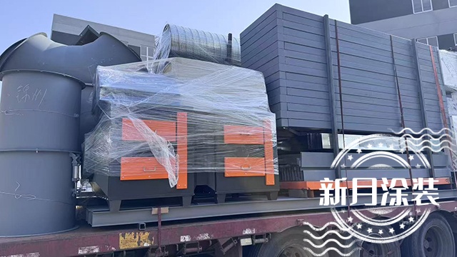 Horizontal powder coating production line is being shipped