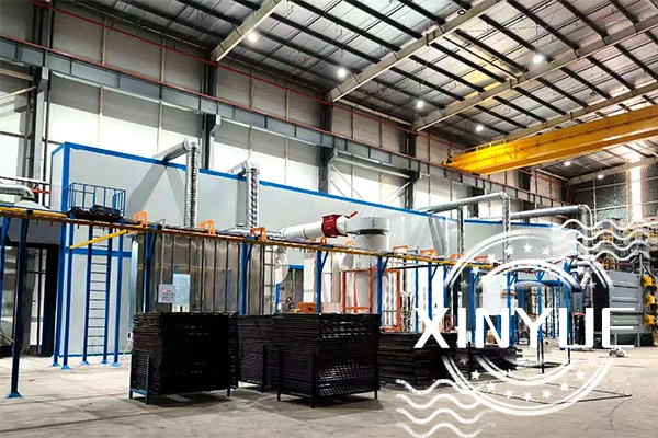 China cooperates with Vietnam powder coating line