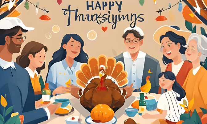 Happy Thanksgiving: Let warmth and joy accompany you