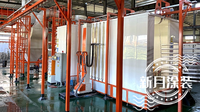 automatic powder coating booth