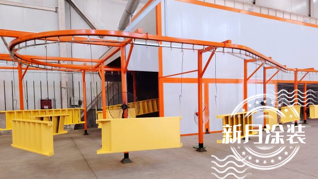 fully automatic powder coating line